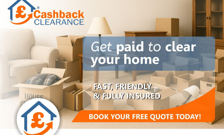 cash paid for house clearance