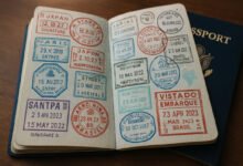 passport stamp
